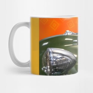 1938 4.5L Bentley 851 SC Boat Coupe. Detail. Mug